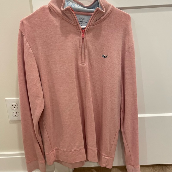 Vineyard Vines Other - Vineyard Vines Men's Zip Up Sweater in Soft Pink